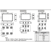 愛普生晶振,SG5032EEN晶振,有源六腳晶振